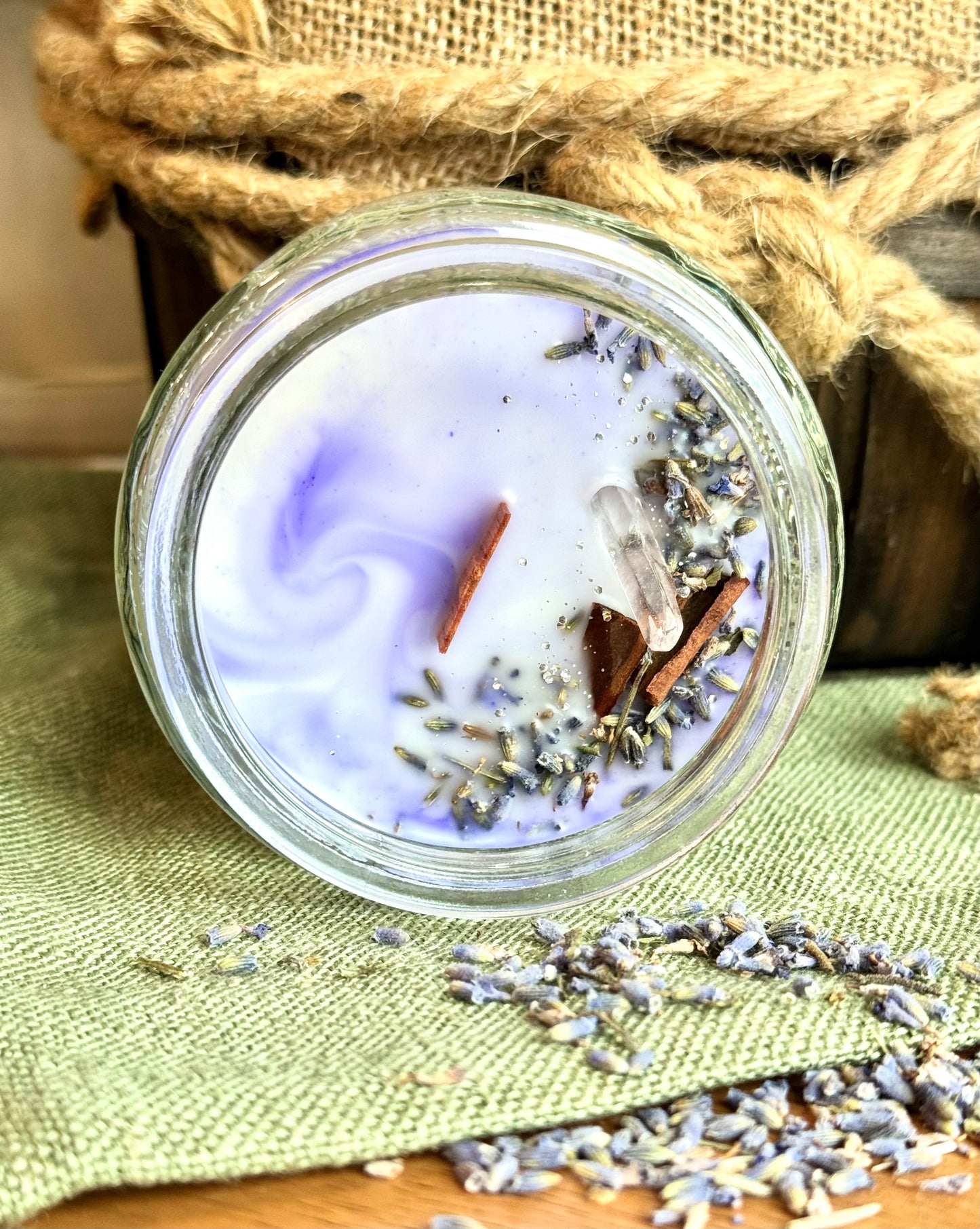 Lavender & Vanilla Wood Wick Candle