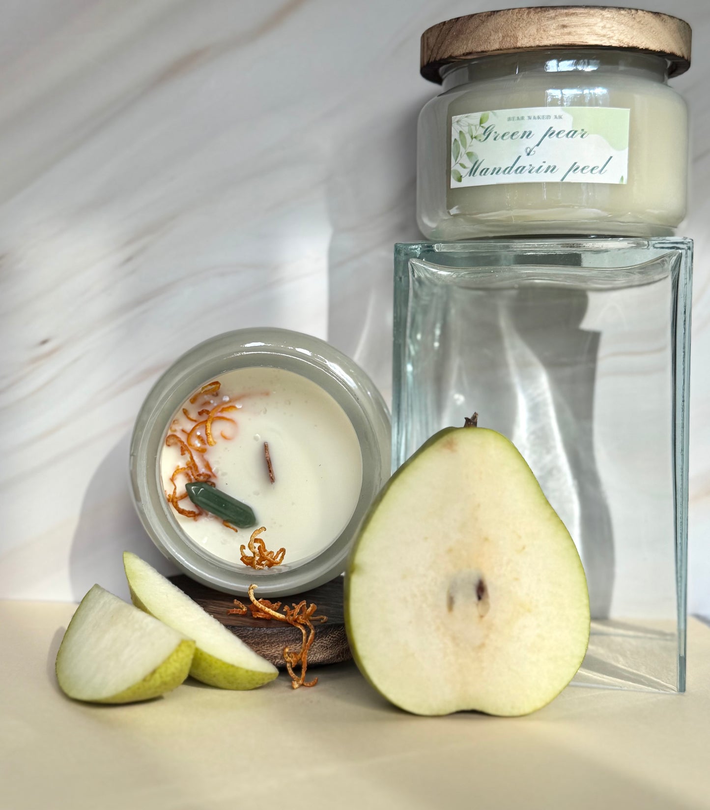 Green Pear & Mandarin Peel