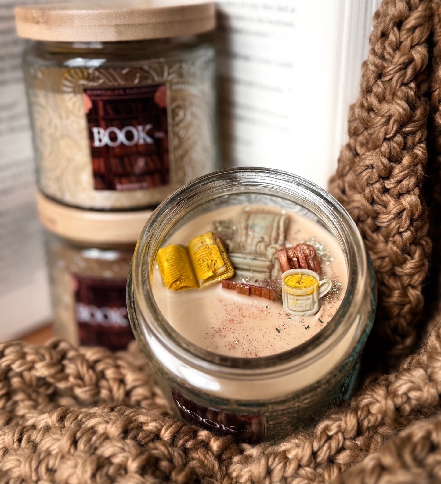 Book-ish Wood Wick Candle