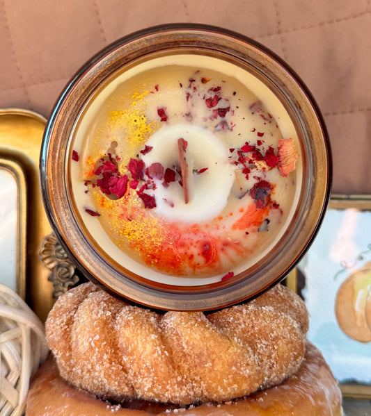 Apple Cider Donut Wood Wick Candle