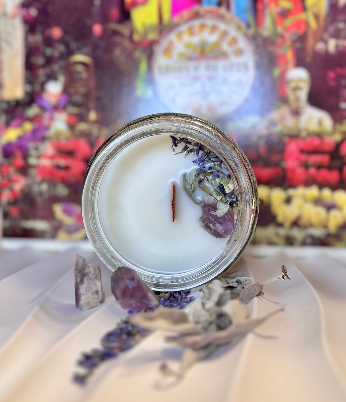 Lavender & Sage Wood Wick Candle