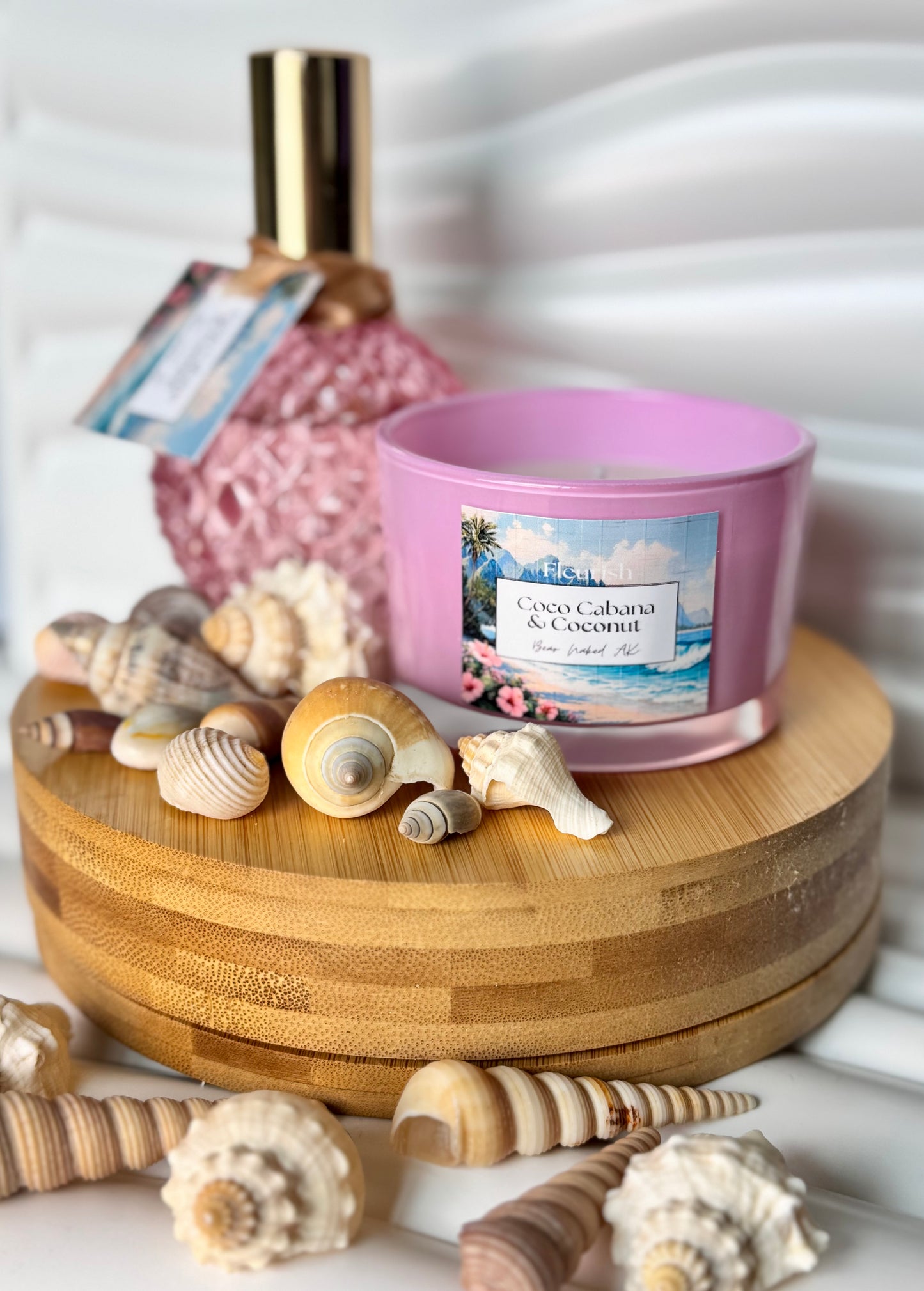 Coco cabana coconut mini candle
