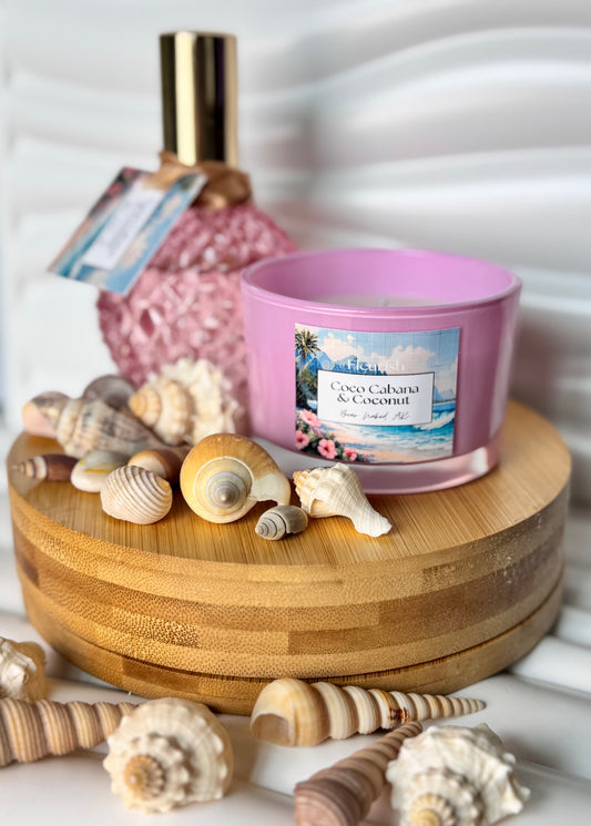 Coco cabana coconut mini candle